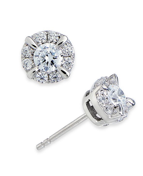 Macy's 1 carat diamond earrings clearance