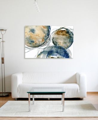 'Hibernation I' Frameless Free Floating Tempered Art Glass Wall Art - 48" x 32''