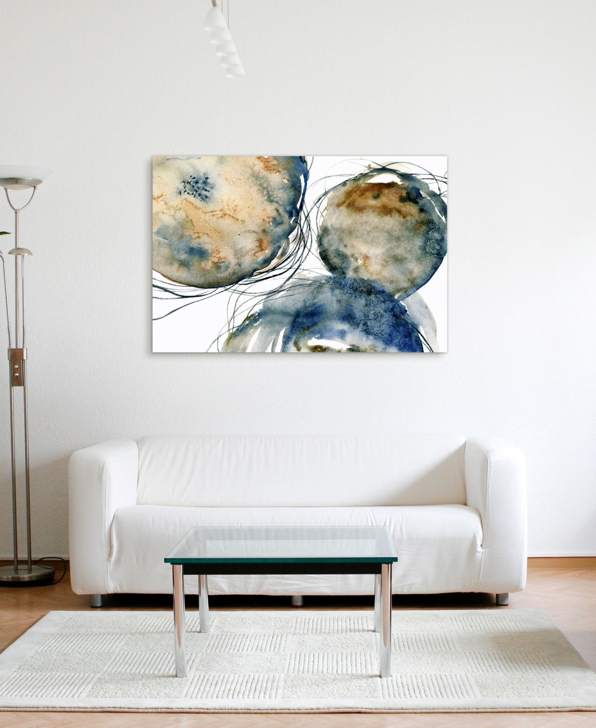 Empire Art Direct 'Hibernation I' Frameless Free Floating Tempered Art Glass Wall Art - 32''