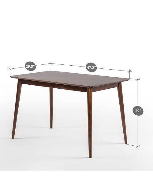 Zinus Jen MidCentury Modern Wood Dining Table & Reviews Furniture