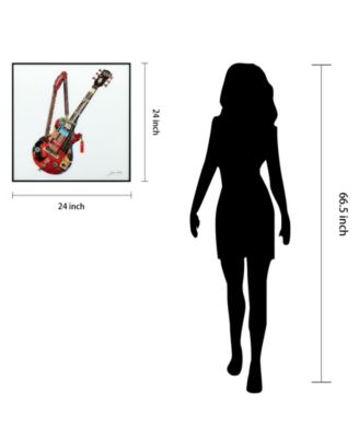 Reverse Printed Art Glass and Anodized Aluminum Frame Wall Art - 48" x 20'' x 1.5" 