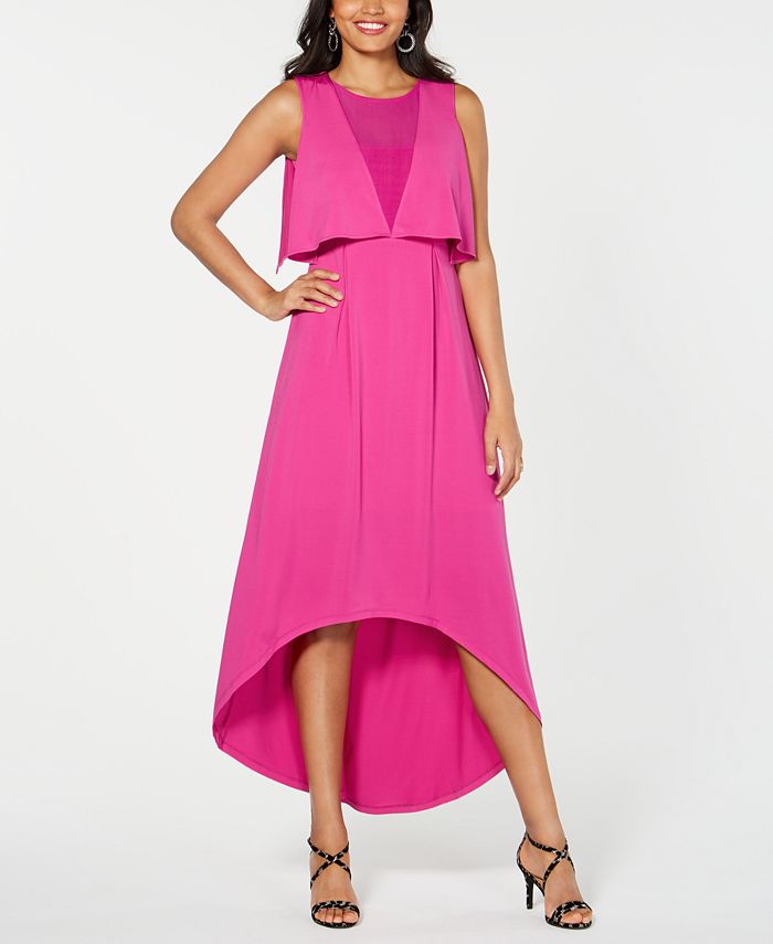 Thalia Sodi Popover Cape Maxi Dress, Created for Macy's - Macy's
