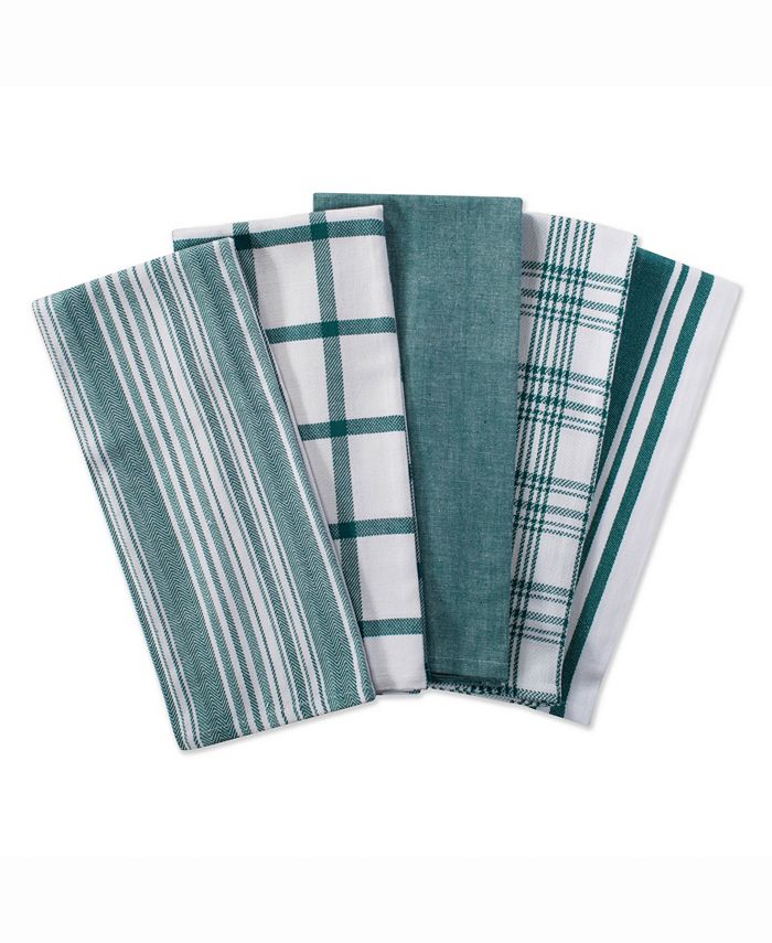 DII Assorted Kitchen Dishtowel & Dishcloths (Set of 5) - On Sale