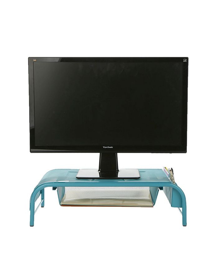 Mind Reader Metal Mesh Monitor Stand And Desk Organizer With Drawer Macy's