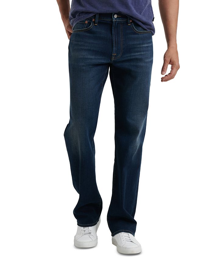 Lucky Brand Men's 181 Relaxed Straight Fit COOLMAX® Stretch Jeans - Macy's