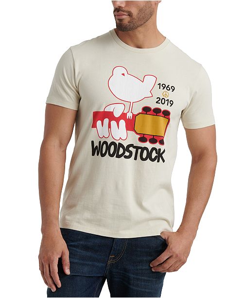 Lucky Brand Men S Woodstock 50 Years Graphic T Shirt Reviews