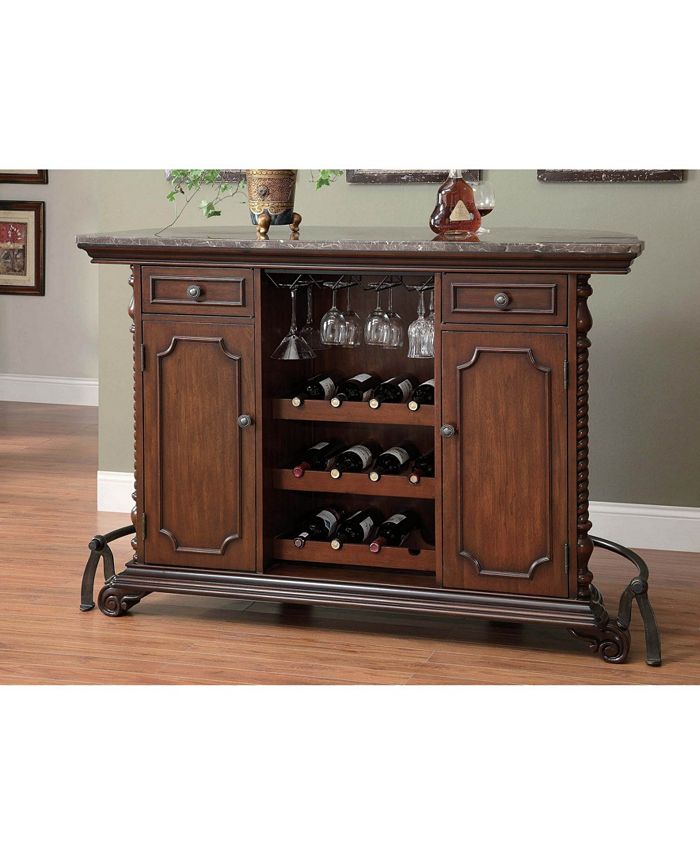 Home bar with shop marble top