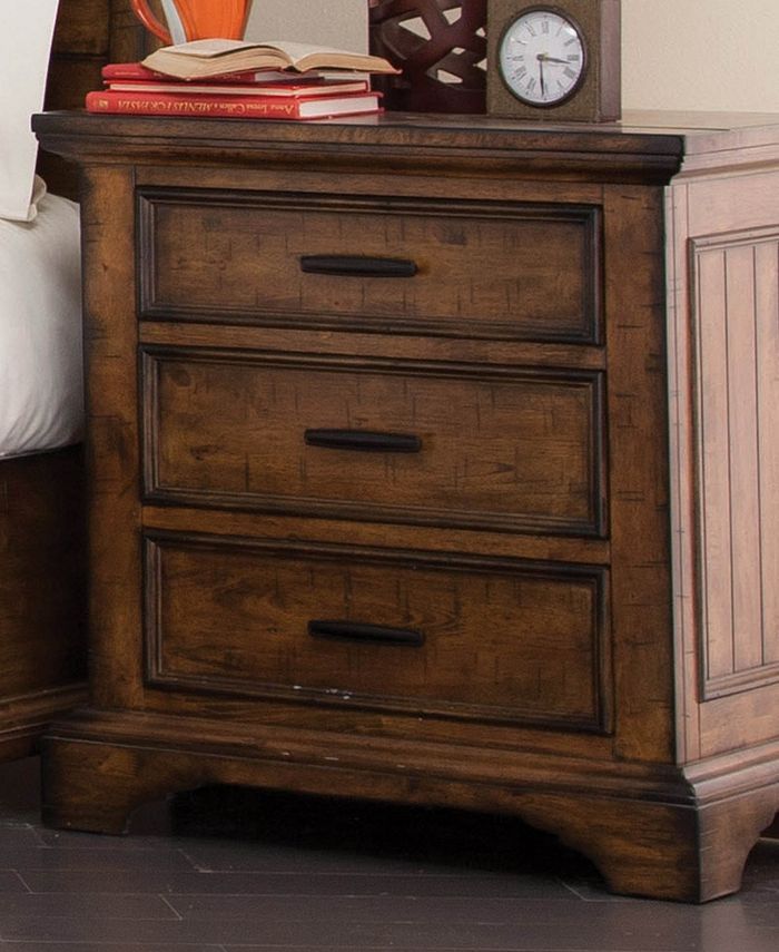 Macy's Coaster Home Furnishings Elk Grove Nightstand with Wire Cord