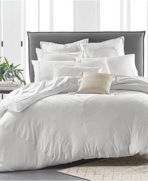 Lucky Brand Stitch Diamond Duvet Sets Created For Macy S