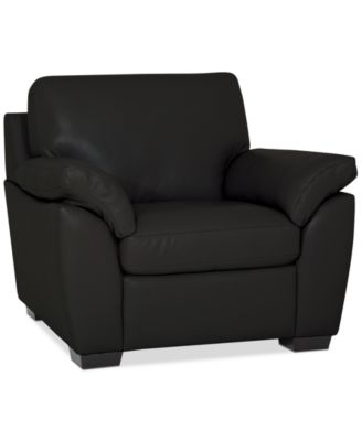 Lothan 41" Leather Chair