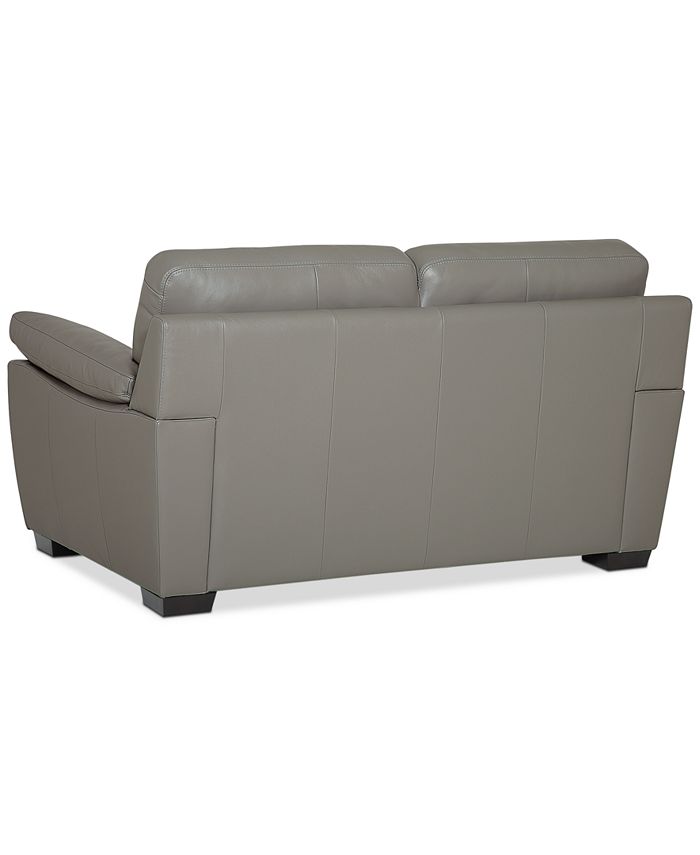Furniture - Lothan 64" Leather Loveseat