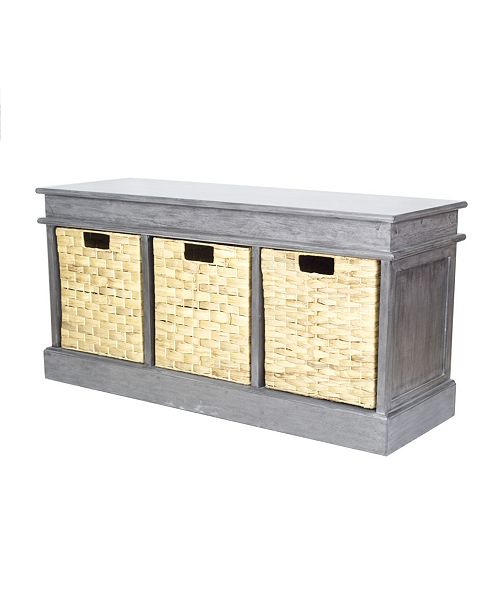 Heather Ann Creations Heather Ann Raleigh Storage Bench With 3
