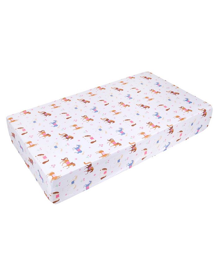 Wildkin - Horses Fitted Crib Sheet