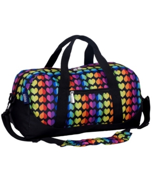 Wildkin Rainbow Hearts Overnighter Duffel Bag