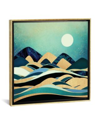 iCanvas Emerald Evening by Spacefrog Designs Gallery-Wrapped Canvas Print - 18" x 18" x 0.75"