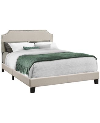 Monarch Specialties Queen Linen Bed - Macy's