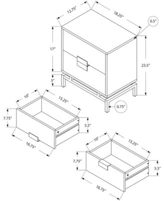 Chrome Metal 24" Accent Table in Glossy White
