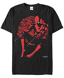 Marvel Men's Spider-Man Homecoming Spider Web Action Short Sleeve T-Shirt