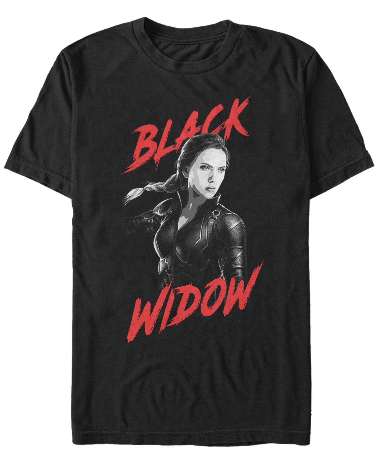 Мужская футболка Fifth Sun Marvel Avengers Infinity War Dark Painted Black Widow Short Sleeve, цвет: Чёрный — фото 1