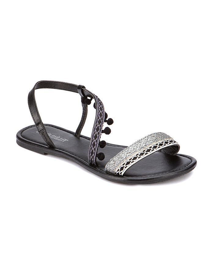 Olivia Miller Neptune Mini Pom Pom Sandals & Reviews - Sandals - Shoes ...