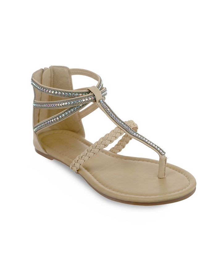 Olivia Miller Atlantic Multi Rhinestone Sandals - Macy's