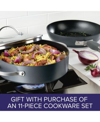 Advanced Home Hard-Anodized Nonstick 3-Pc. Cookware Set