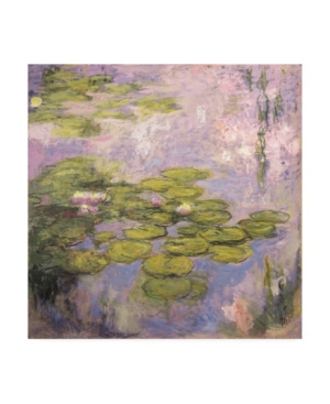 Trademark Global Claude Monet Nympheas Canvas Art In Multi