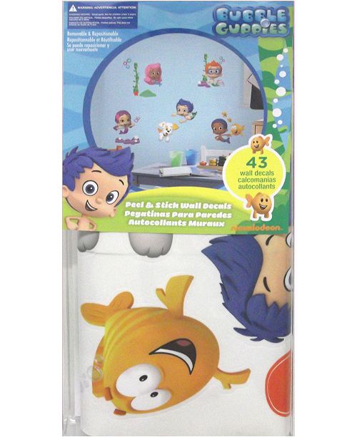 York Wallcoverings Bubble Guppies Peel And Stick Wall Decals