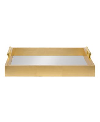 Lipton Decorative Wood Tray with Metal Handles - 16.5" x 12.25"