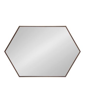 Rhodes Framed Hexagon Wall Mirror - 24.75" x 36.75"