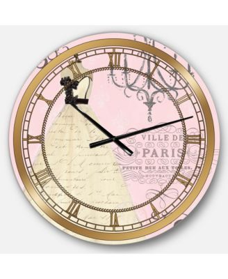 Designart Glam Oversized Metal Wall Clock & Reviews - Clocks - Home ...