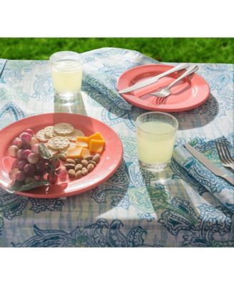 Paisley Print Outdoor Tablecloth 60" x 120"