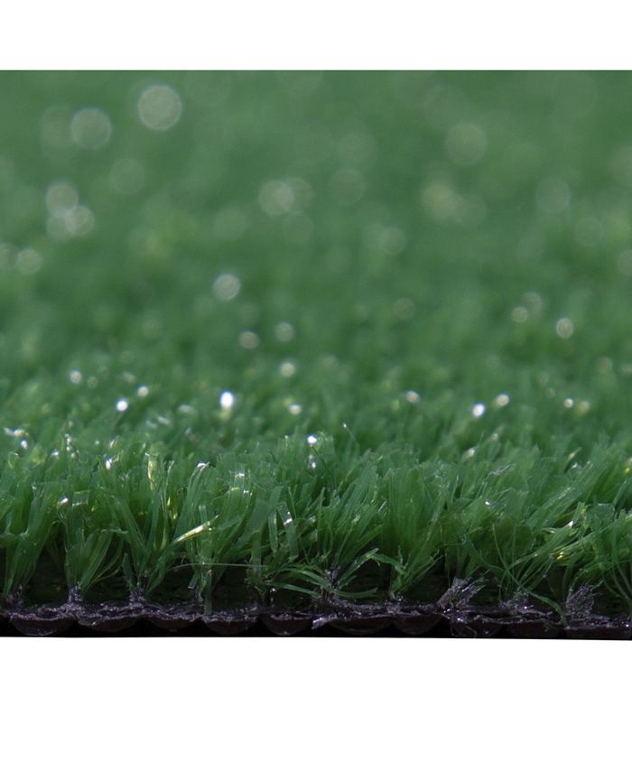Ottomanson Evergreen Collection Indoor/Outdoor Artificial Grass, 20" x