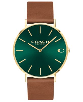 coach new york watch men's