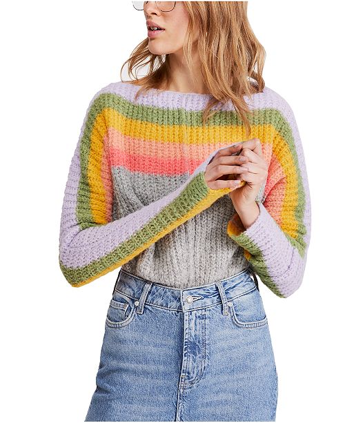 Free People See The Rainbow Sweater Reviews Sweaters