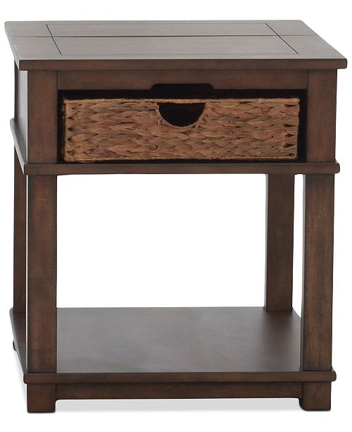 Klaussner Strickland End Table Reviews Furniture Macy S