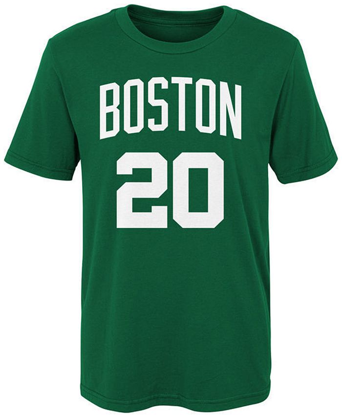 Nike Little Boys Gordon Hayward Boston Celtics Replica Name & Number T ...