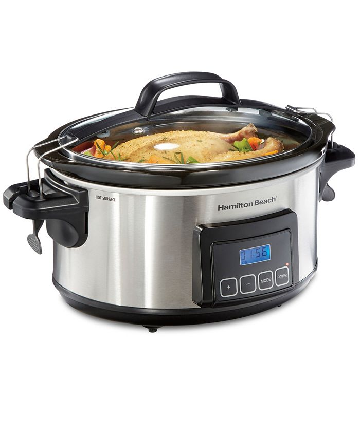 Hamilton Beach Programmable Stay or Go 6 Qt. Slow Cooker Macy