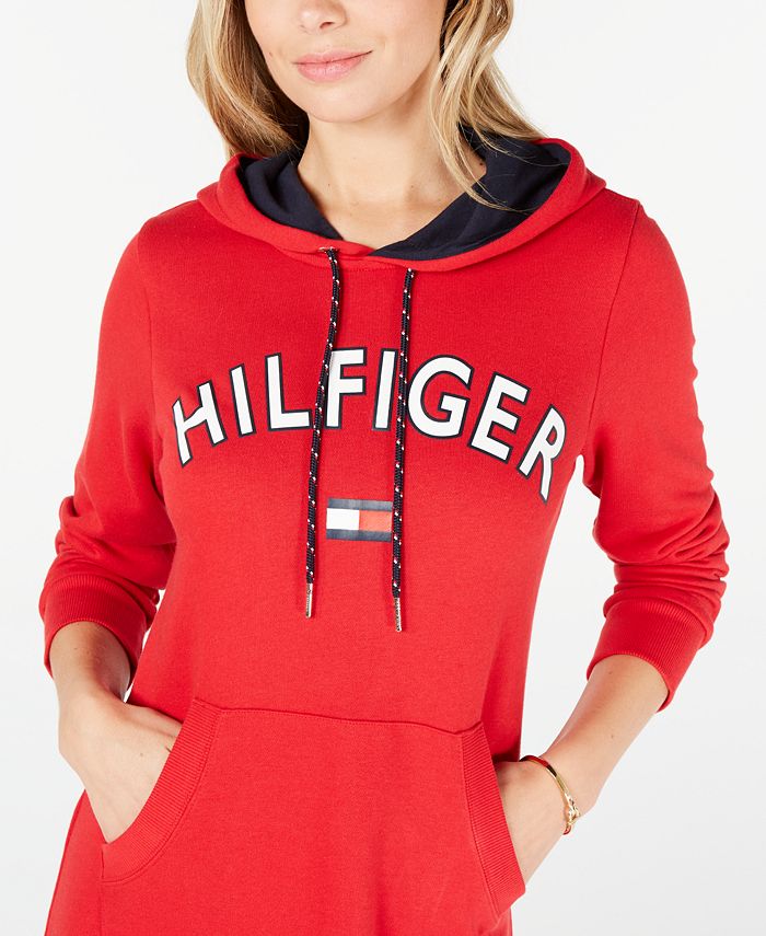 Tommy Hilfiger Logo Hoodie Dress, Created for Macy's - Macy's