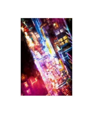 Trademark Global Philippe Hugonnard Time Square Photograph Canvas Art In Multi
