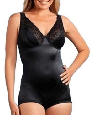 image of Cortland Intimates Soft Cup Lace and Satin Body Briefer