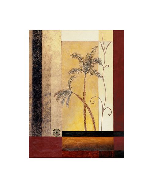 Trademark Global Pablo Esteban Palm Tree Painting Canvas Art