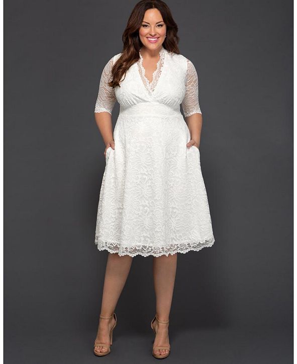 Kiyonna Women's Plus Size Wedding Belle Dress & Reviews Dresses Women Macy's