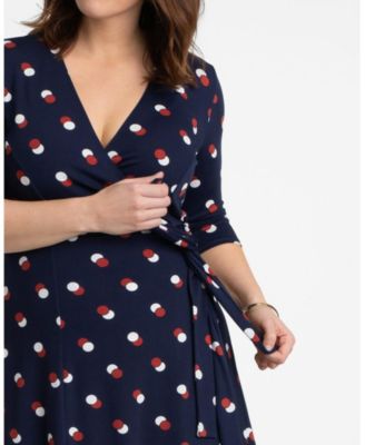 kiyonna essential wrap dress