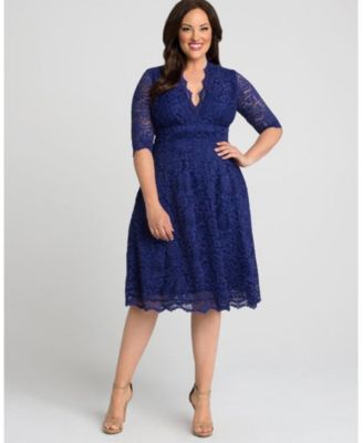 Kiyonna - Womens Plus Size Mademoiselle Lace Dress