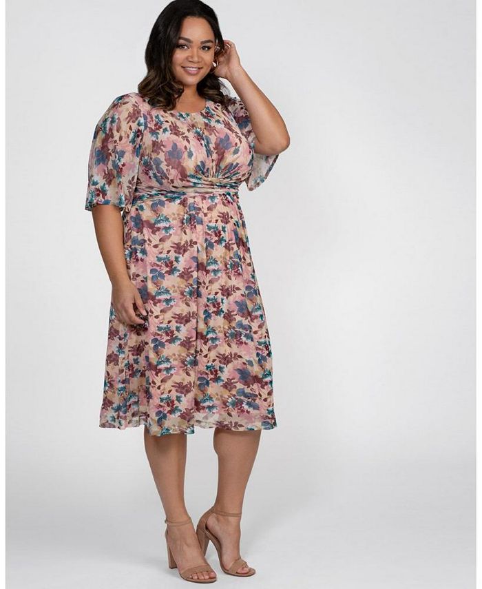 Kiyonna Women's Plus Size Katarina Mesh Dress - Macy's