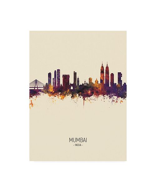 Trademark Global Michael Tompsett Mumbai Skyline India Bombay