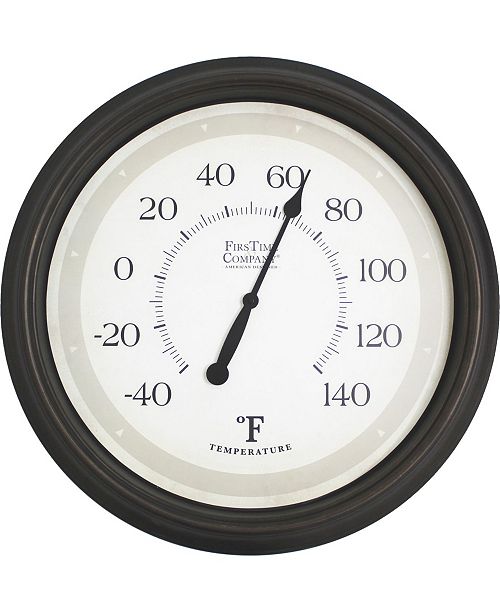 Firstime Co Barden Thermometer Clock Reviews Clocks Home Decor Macy S