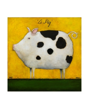 Trademark Global Daniel Patrick Kessler Le Pig 1 Canvas Art In Multi