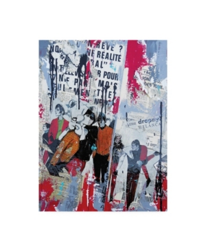 Trademark Global David Drioton Wild And Young Collage Canvas Art In Multi